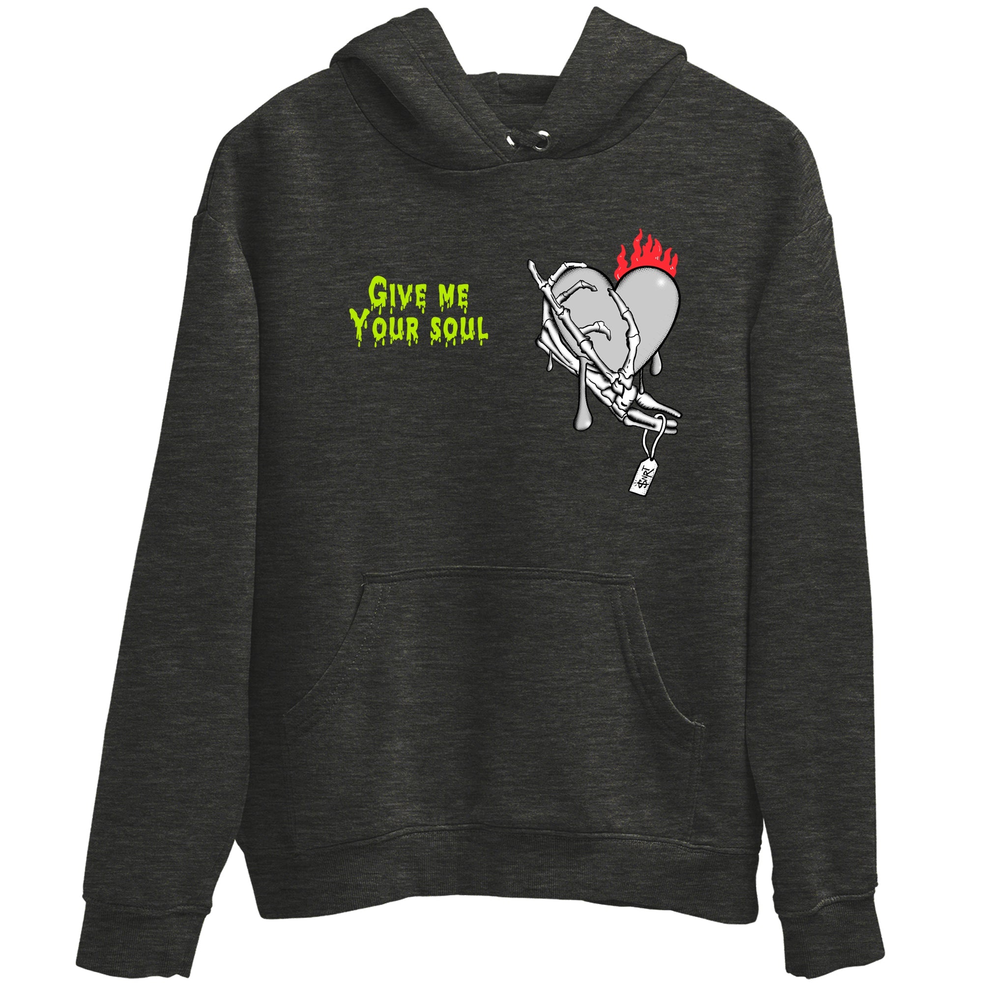 Sneaker Threads – Sneaker Tees To Match Air Max 90 Spruce Aura and Ghost Green – Give Me Your Soul Graphic Tee Charcoal Heather 2. Perfect for Jordan releases 2025 colorways.