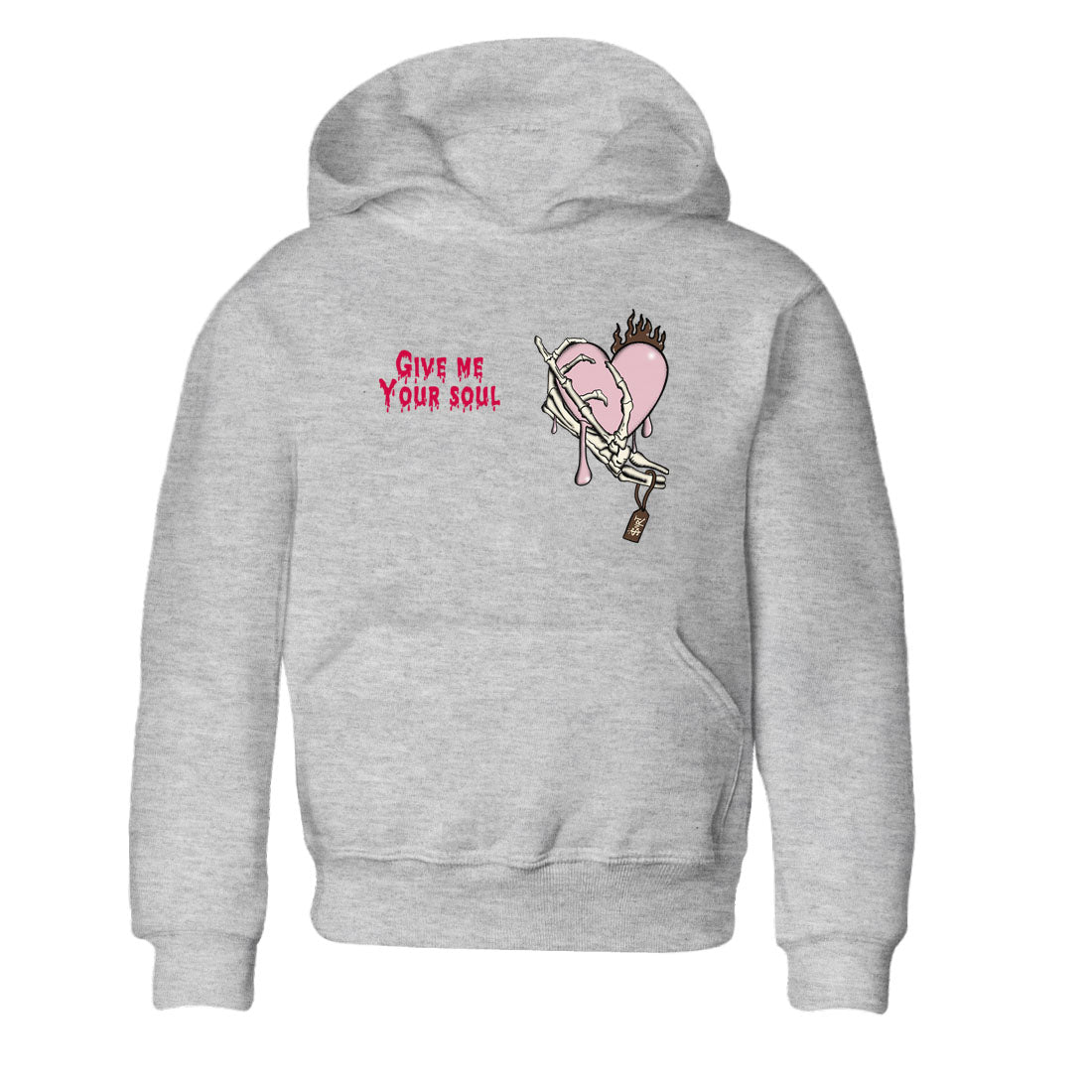 Dunk Cacao Wow And Pink Foam shirts to match jordans Give Me Your Soul unique Halloween sneaker tee Dunk Cacao Wow And Pink Foam SNRT Sneaker Release Tees Youth Baby Heather Grey 2 crew neck shirts