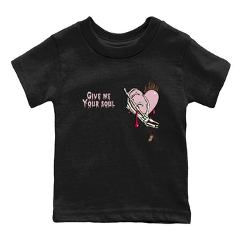 Dunk Cacao Wow And Pink Foam shirts to match jordans Give Me Your Soul unique Halloween sneaker tee Dunk Cacao Wow And Pink Foam SNRT Sneaker Release Tees Youth Baby Black 2 crew neck shirts