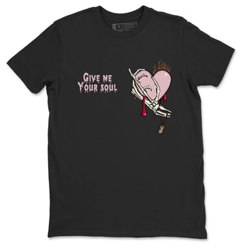 Dunk Cacao Wow And Pink Foam shirts to match jordans Give Me Your Soul unique Halloween sneaker tee Dunk Cacao Wow And Pink Foam SNRT Sneaker Release Tees unisex cotton Black 2 crew neck shirts
