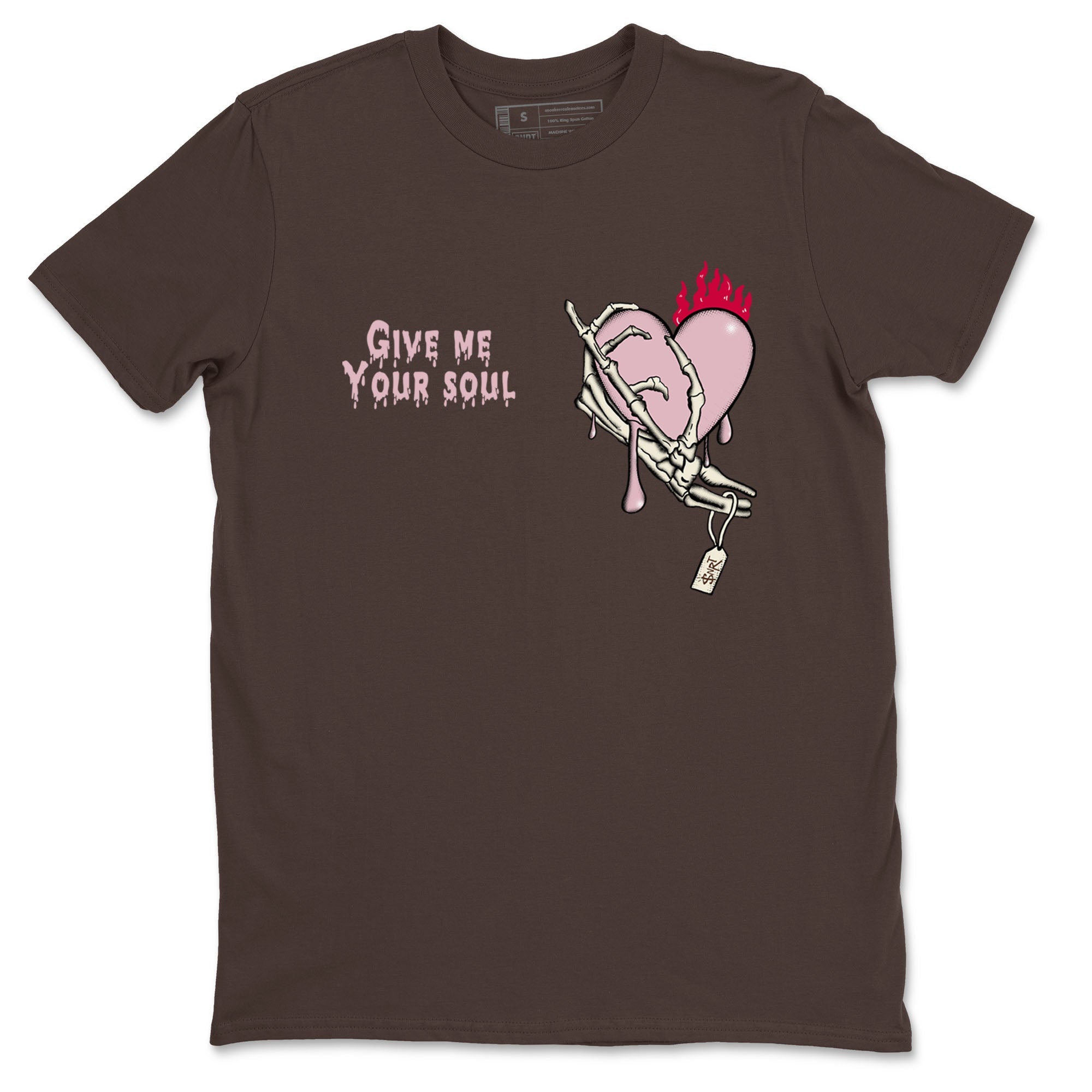Dunk Cacao Wow And Pink Foam shirts to match jordans Give Me Your Soul unique Halloween sneaker tee Dunk Cacao Wow And Pink Foam SNRT Sneaker Release Tees unisex cotton Dark Chocolate 2 crew neck shirts