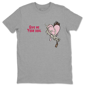 Dunk Cacao Wow And Pink Foam shirts to match jordans Give Me Your Soul unique Halloween sneaker tee Dunk Cacao Wow And Pink Foam SNRT Sneaker Release Tees unisex cotton Heather Grey 2 crew neck shirts