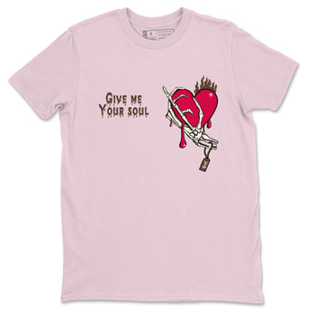 Dunk Cacao Wow And Pink Foam shirts to match jordans Give Me Your Soul unique Halloween sneaker tee Dunk Cacao Wow And Pink Foam SNRT Sneaker Release Tees unisex cotton Pink 2 crew neck shirts