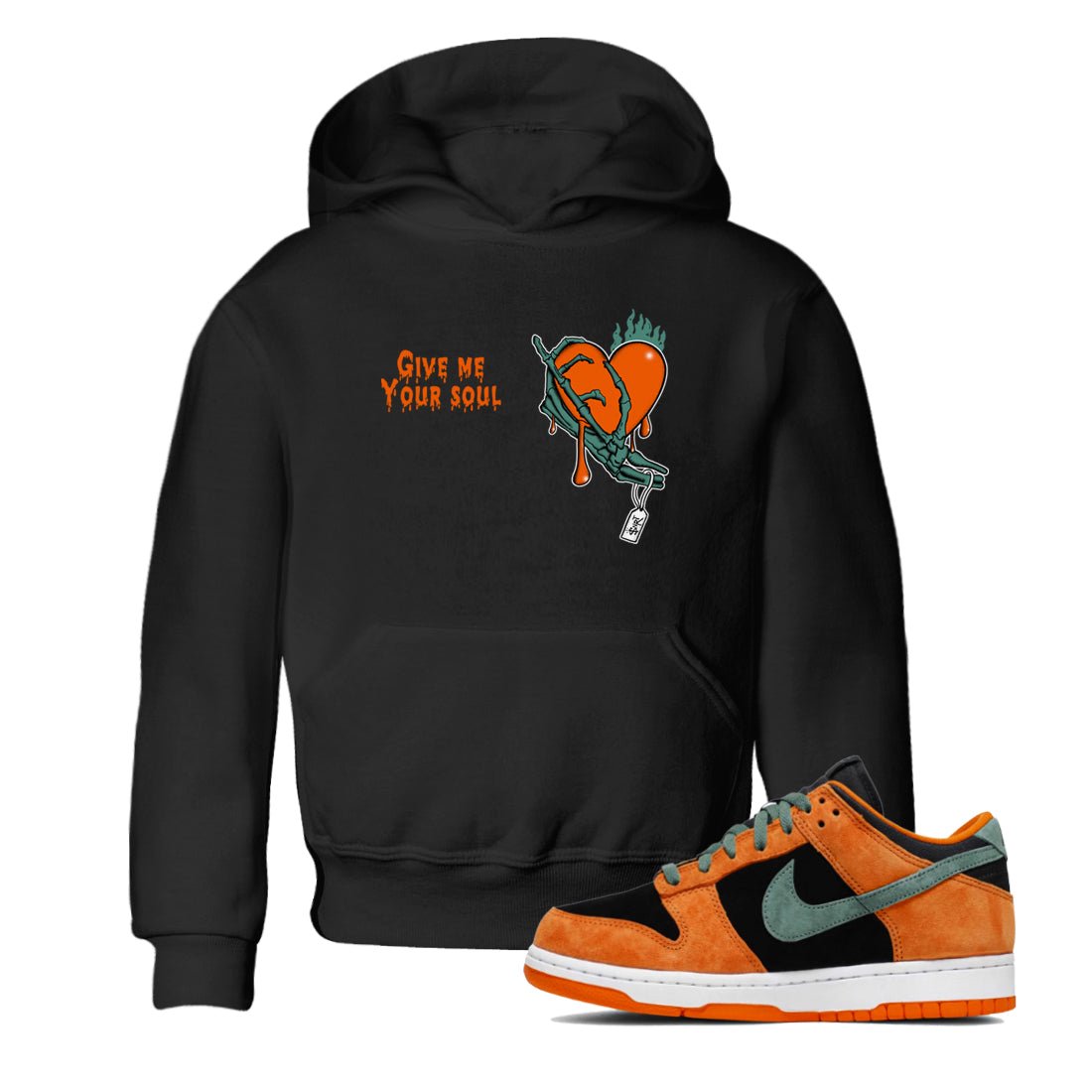 Dunk Low Ceramic shirts to match jordans Give Me Your Soul unique Halloween sneaker tee Dunk Ceramic match shoes to clothes SNRT Sneaker Tees Youth Baby Black 1 tee
