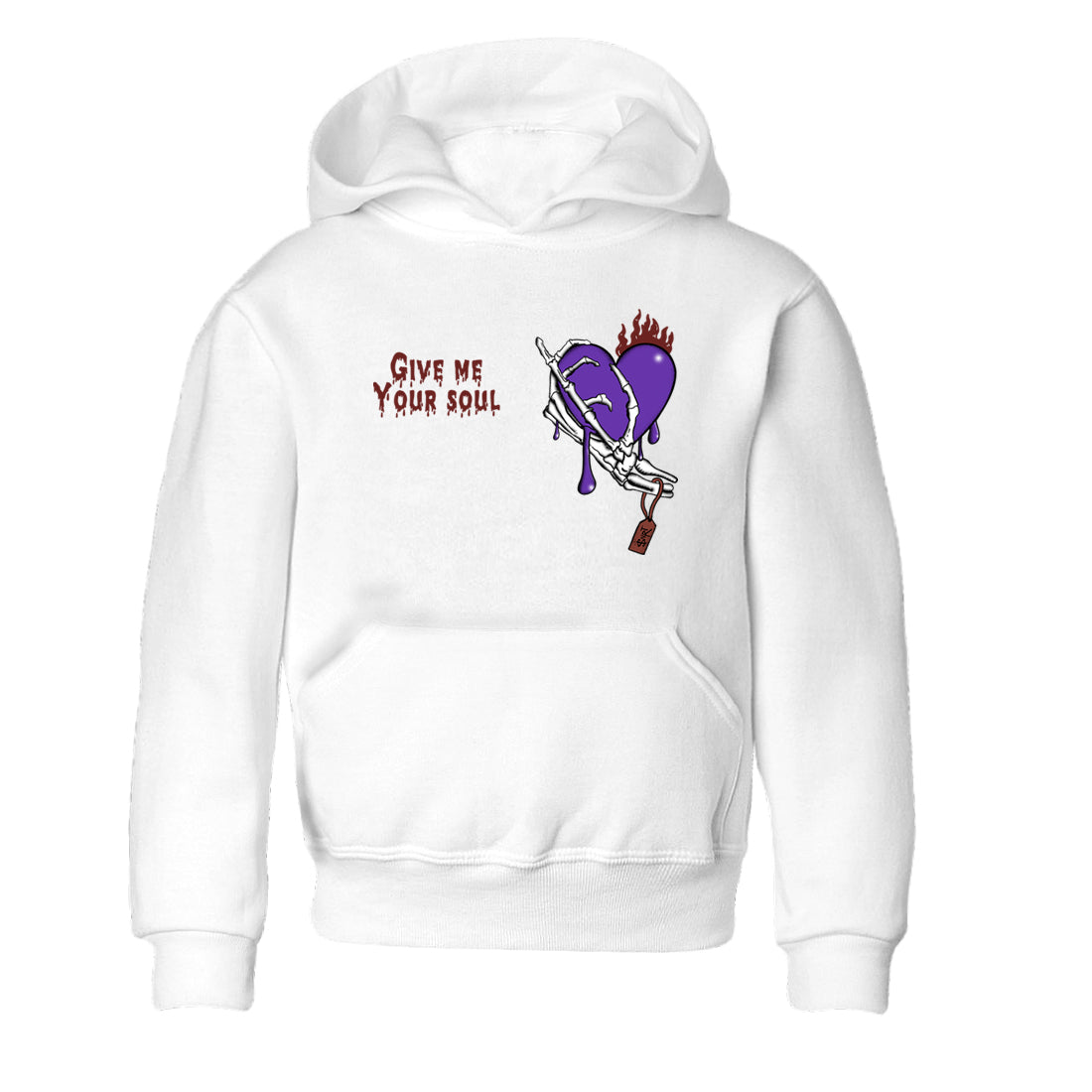 Sneaker match tees – Sneaker Threads To Match Dunk Low Persian Violet Shoes – Give Me Your Soul Kids T-Shirt White 2