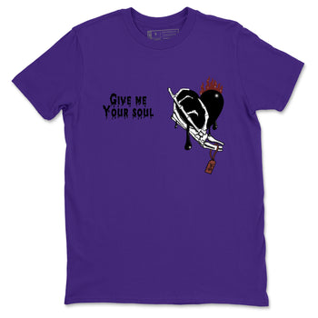 Sneaker match tees – Sneaker Threads To Match Dunk Low Persian Violet Shoes – Give Me Your Soul Tee Purple 2