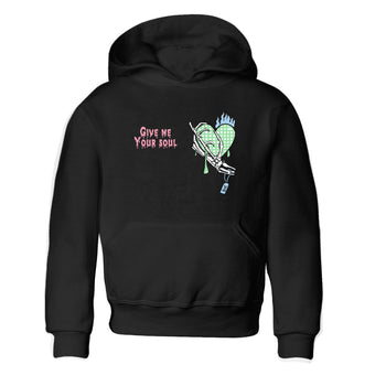 Best Sneakerfits graphic tee – Sneaker Tees To Match Valentines Day Kids – Give Me Your Soul Kids T-Shirt Black 2