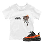 Yeezy 350 Carbon Beluga shirts to match jordans Give Me Your Soul unique Halloween sneaker tee Yeezy 350 Carbon Beluga match shoes to clothes SNRT Sneaker Tees Youth Baby White 1 tee