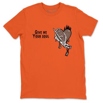 Yeezy 350 Carbon Beluga shirts to match jordans Give Me Your Soul unique Halloween sneaker tee Yeezy 350 Carbon Beluga match shoes to clothes SNRT Sneaker Tees unisex cotton Orange 2 shirts