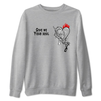 Yeezy 350 Zebra shirts to match jordans Give Me Your Soul unique Halloween sneaker tee Yeezy 350 Zebra match shoes to clothes SNRT Sneaker Tees unisex cotton Heather Grey 2 shirts
