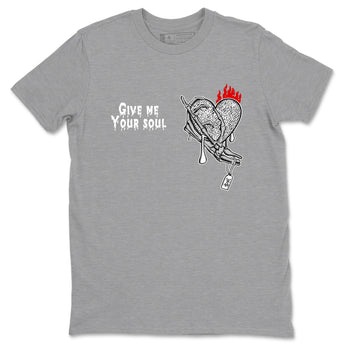 Yeezy 350 Zebra shirts to match jordans Give Me Your Soul unique Halloween sneaker tee Yeezy 350 Zebra match shoes to clothes SNRT Sneaker Tees unisex cotton Heather Grey 2 shirts