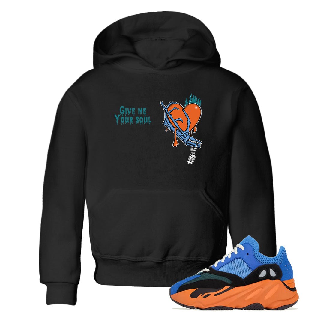 Yeezy 700 Bright Blue shirts to match jordans Give Me Your Soul unique Halloween sneaker tee Yeezy 700 Bright Blue match shoes to clothes SNRT Sneaker Tees Youth Baby Black 1 tee
