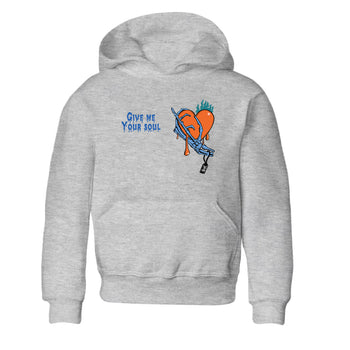 Yeezy 700 Bright Blue shirts to match jordans Give Me Your Soul unique Halloween sneaker tee Yeezy 700 Bright Blue match shoes to clothes SNRT Sneaker Tees Youth Baby Heather Grey 2 tee
