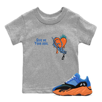 Yeezy 700 Bright Blue shirts to match jordans Give Me Your Soul unique Halloween sneaker tee Yeezy 700 Bright Blue match shoes to clothes SNRT Sneaker Tees Youth Baby Heather Grey 1 tee