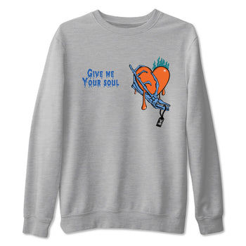 Yeezy 700 Bright Blue shirts to match jordans Give Me Your Soul unique Halloween sneaker tee Yeezy 700 Bright Blue match shoes to clothes SNRT Sneaker Tees unisex cotton Heather Grey 2 shirts
