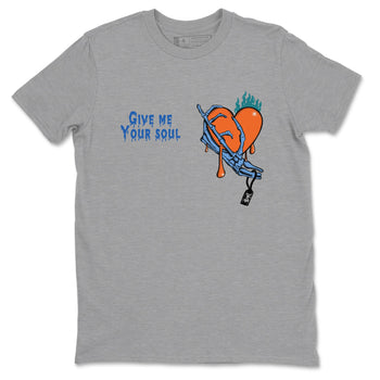 Yeezy 700 Bright Blue shirts to match jordans Give Me Your Soul unique Halloween sneaker tee Yeezy 700 Bright Blue match shoes to clothes SNRT Sneaker Tees unisex cotton Heather Grey 2 shirts