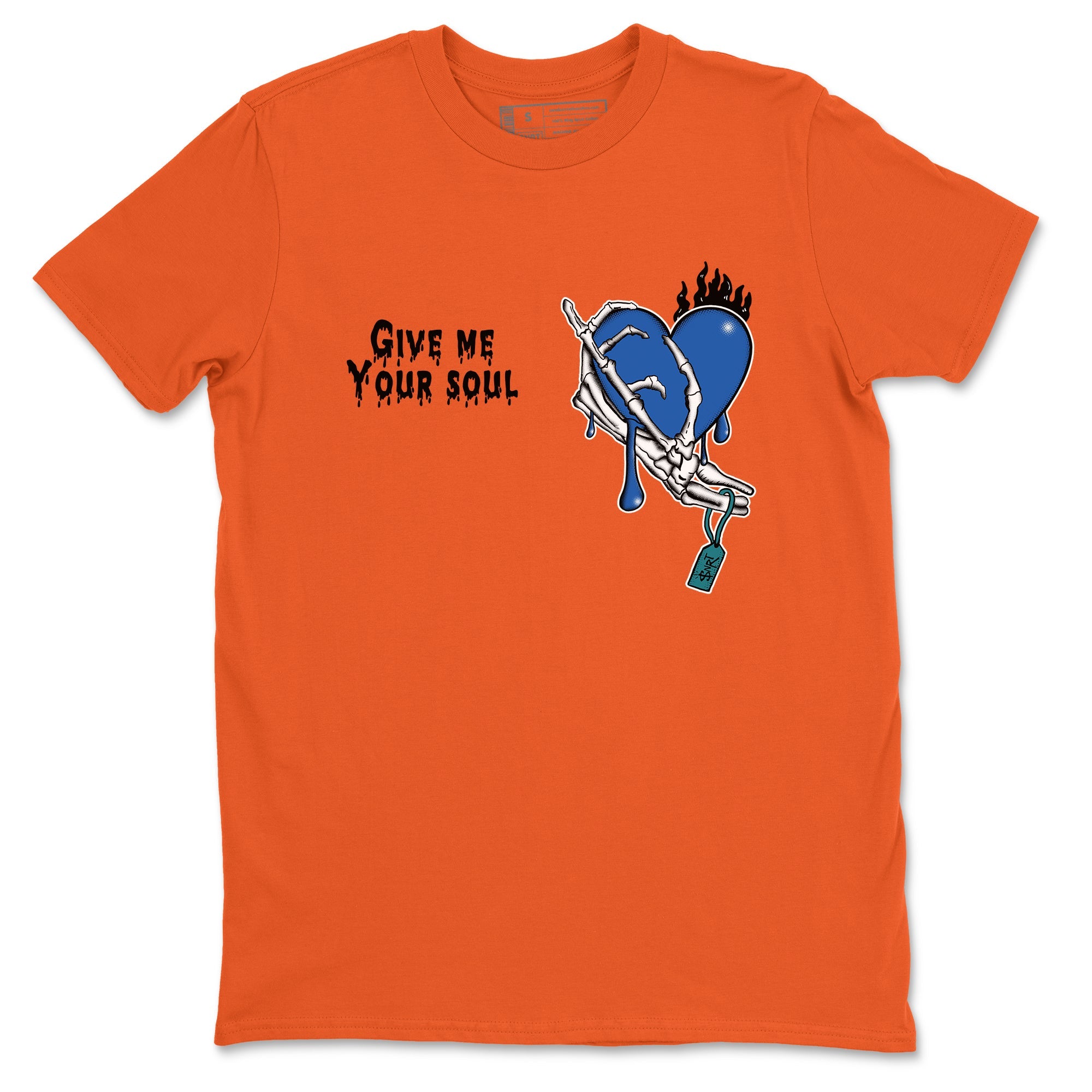 Yeezy 700 Bright Blue shirts to match jordans Give Me Your Soul unique Halloween sneaker tee Yeezy 700 Bright Blue match shoes to clothes SNRT Sneaker Tees unisex cotton Orange 2 shirts