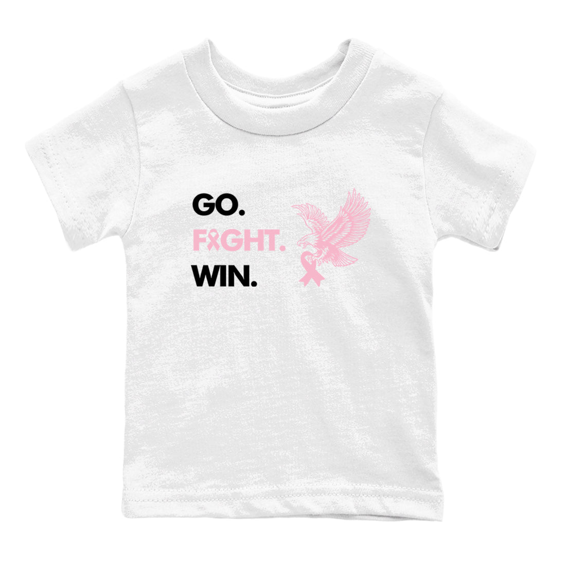 Sneaker Threads Sneaker Tees To Match Air Jordan 5 Medium Soft Pink Go Fight Win Youth Graphic Tee White 2. Perfect for Jordan releases 2025 colorways. breast cancer awareness.