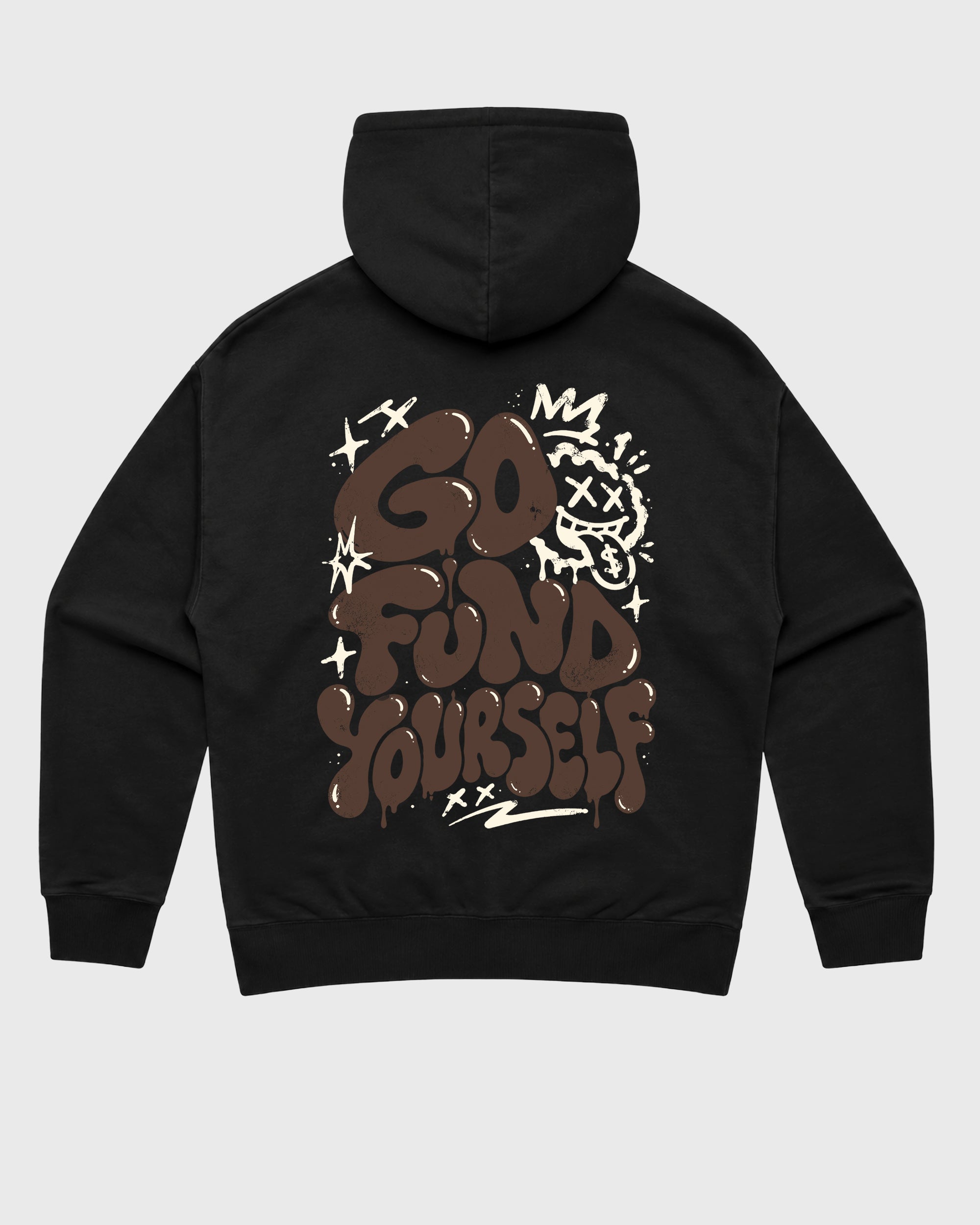 Go Fund Yourself Black Graphic Hoodie - 3, a graphic sneaker hoodie styled around Air Jordan 12 Retro Fireside sneakers for a relaxed streetwear and sneaker look.