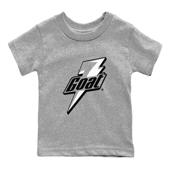 4s White Thunder shirts to match jordans Goat sneaker match tees Air Jordan 4 Retro White Thunder SNRT Sneaker Tees streetwear brand Baby and Youth Heather Grey 2 cotton tee