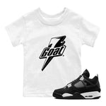 4s White Thunder shirts to match jordans Goat sneaker match tees Air Jordan 4 Retro White Thunder SNRT Sneaker Tees streetwear brand Baby and Youth White 1 cotton tee