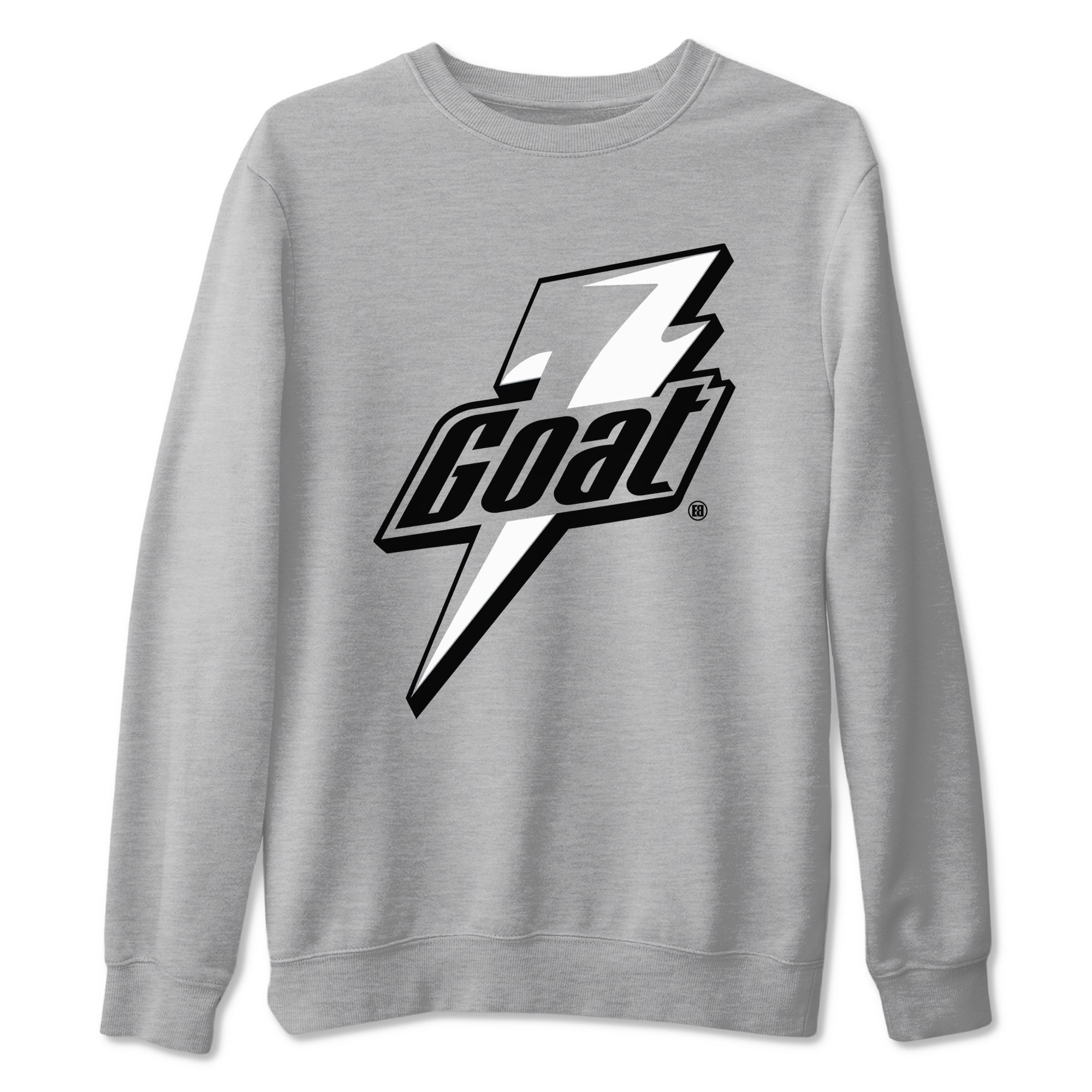 4s White Thunder shirts to match jordans Goat sneaker match tees Air Jordan 4 Retro White Thunder SNRT Sneaker Tees streetwear brand Heather Grey 2 unisex cotton tee