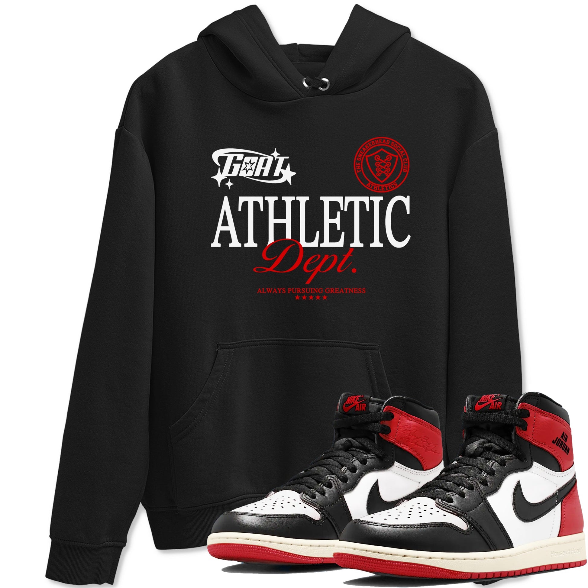 11s Bred Velvet shirts to match jordans Goat Athletic Dept sneaker match tees Air Jordan 11 Bred Velvet SNRT Sneaker Release Tees unisex cotton Black 1 crew neck shirts