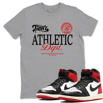 11s Bred Velvet shirts to match jordans Goat Athletic Dept sneaker match tees Air Jordan 11 Bred Velvet SNRT Sneaker Release Tees unisex cotton Heather Grey 1 crew neck shirts