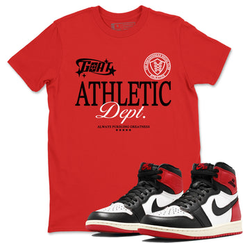 11s Bred Velvet shirts to match jordans Goat Athletic Dept sneaker match tees Air Jordan 11 Bred Velvet SNRT Sneaker Release Tees unisex cotton Red 1 crew neck shirts