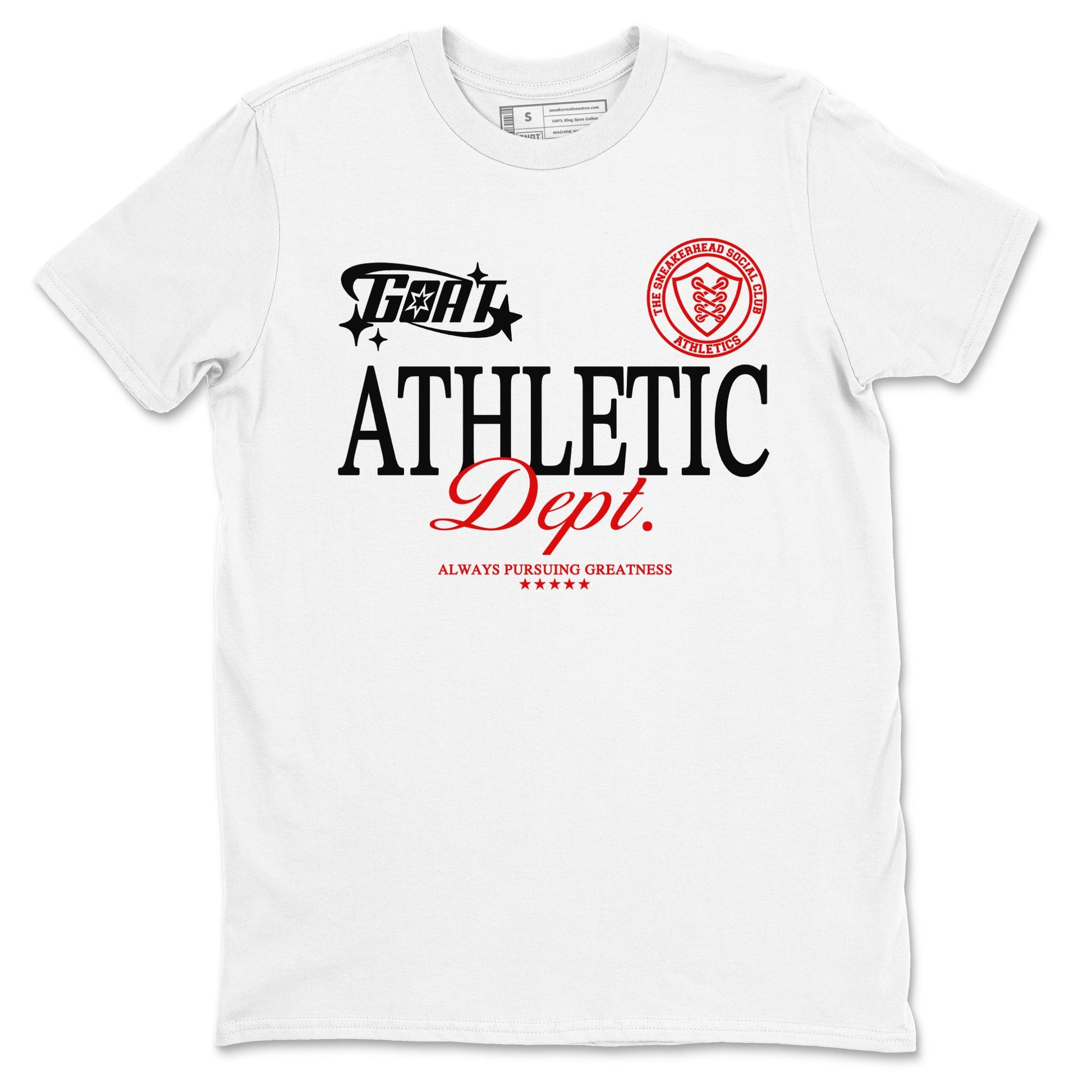11s Bred Velvet shirts to match jordans Goat Athletic Dept sneaker match tees Air Jordan 11 Bred Velvet SNRT Sneaker Release Tees unisex cotton White 2 crew neck shirts