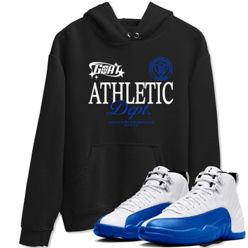 12s Blueberry shirts to match jordans Goat Athletic Dept sneaker match tees Air Jordan 12 Blueberry SNRT Sneaker Release Tees unisex cotton Black 1 crew neck shirts