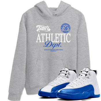 12s Blueberry shirts to match jordans Goat Athletic Dept sneaker match tees Air Jordan 12 Blueberry SNRT Sneaker Release Tees unisex cotton Heather Grey 1 crew neck shirts
