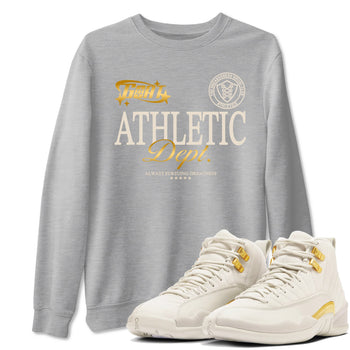 12s Phantom shirts to match jordans Goat Athletic Dept sneaker match tees Air Jordan 12 WMNS Phantom match shoes to clothes SNRT Sneaker Tees unisex cotton Heather Grey 1 shirts