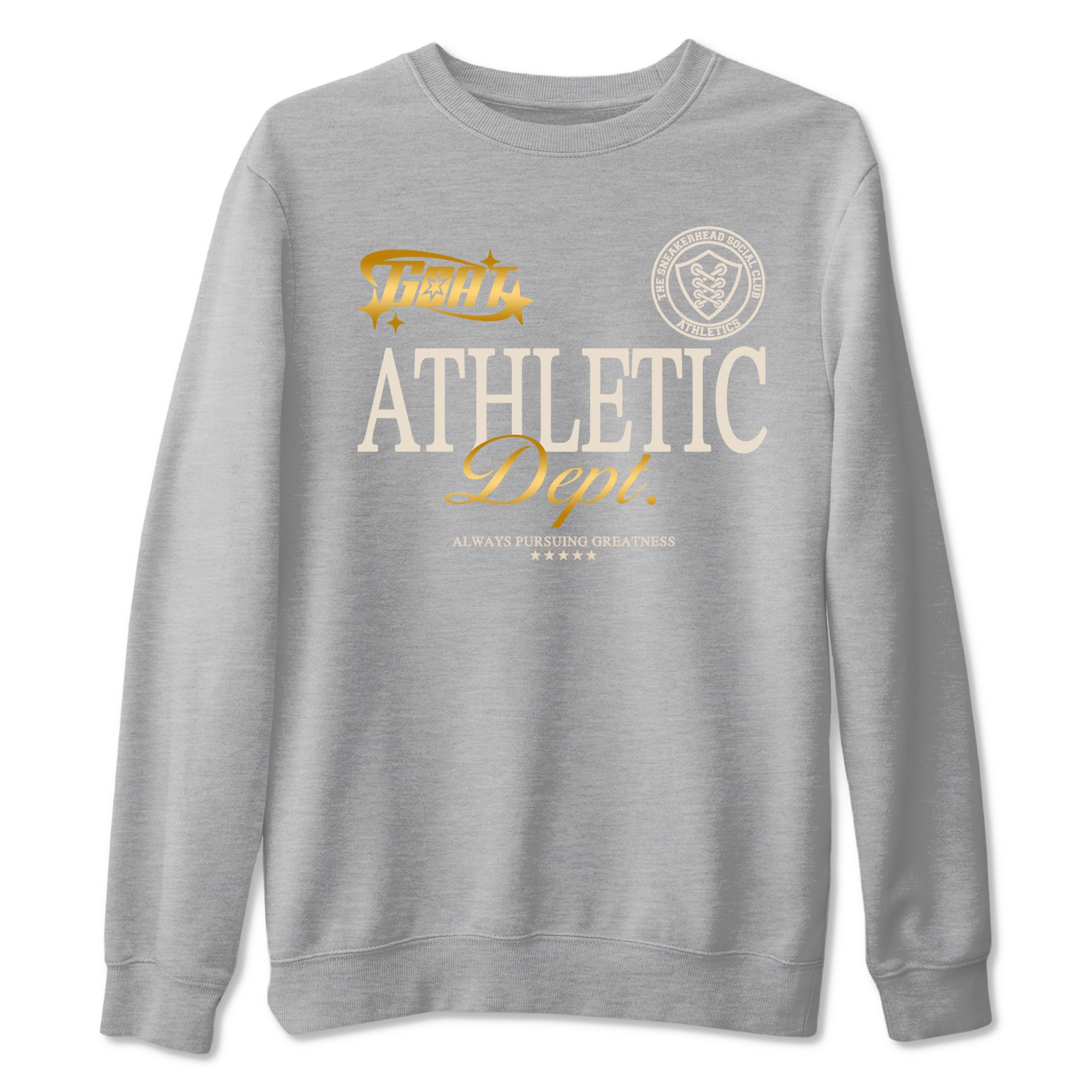 12s Phantom shirts to match jordans Goat Athletic Dept sneaker match tees Air Jordan 12 WMNS Phantom match shoes to clothes SNRT Sneaker Tees unisex cotton Heather Grey 2 shirts