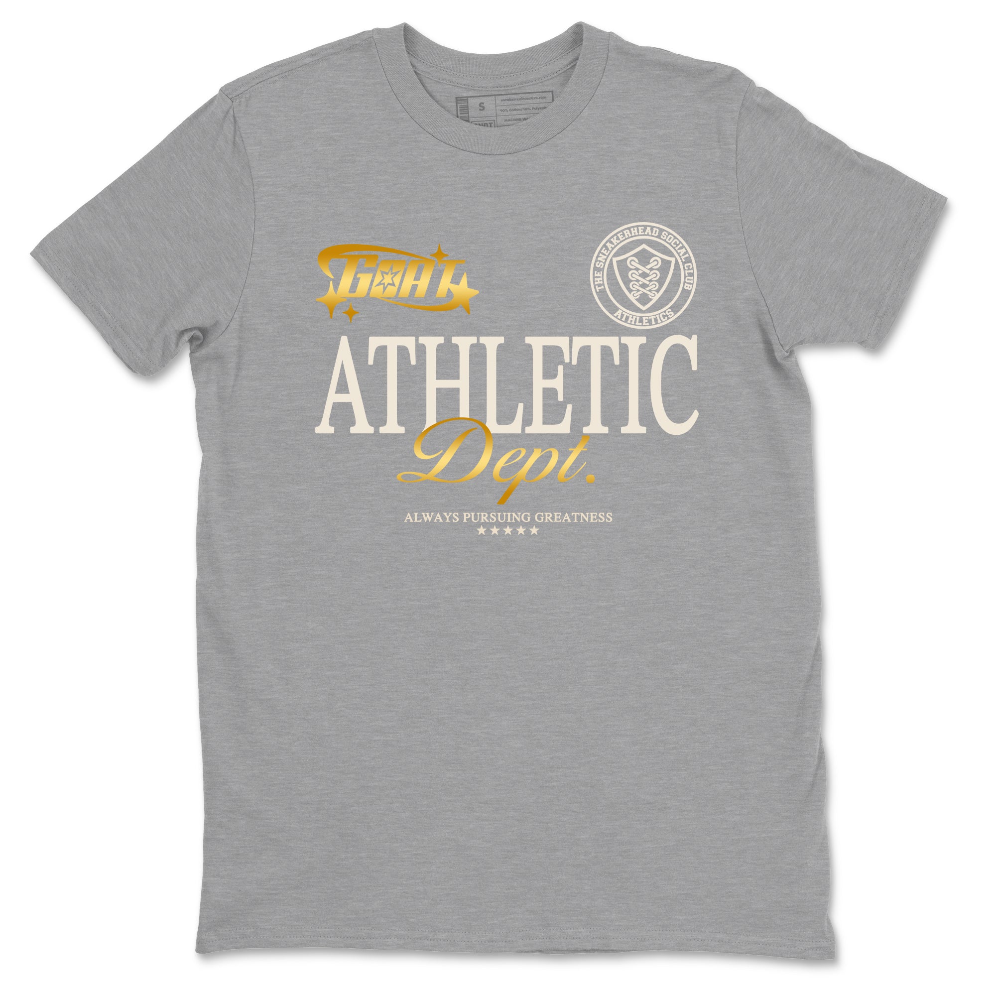 12s Phantom shirts to match jordans Goat Athletic Dept sneaker match tees Air Jordan 12 WMNS Phantom match shoes to clothes SNRT Sneaker Tees unisex cotton Heather Grey 2 shirts
