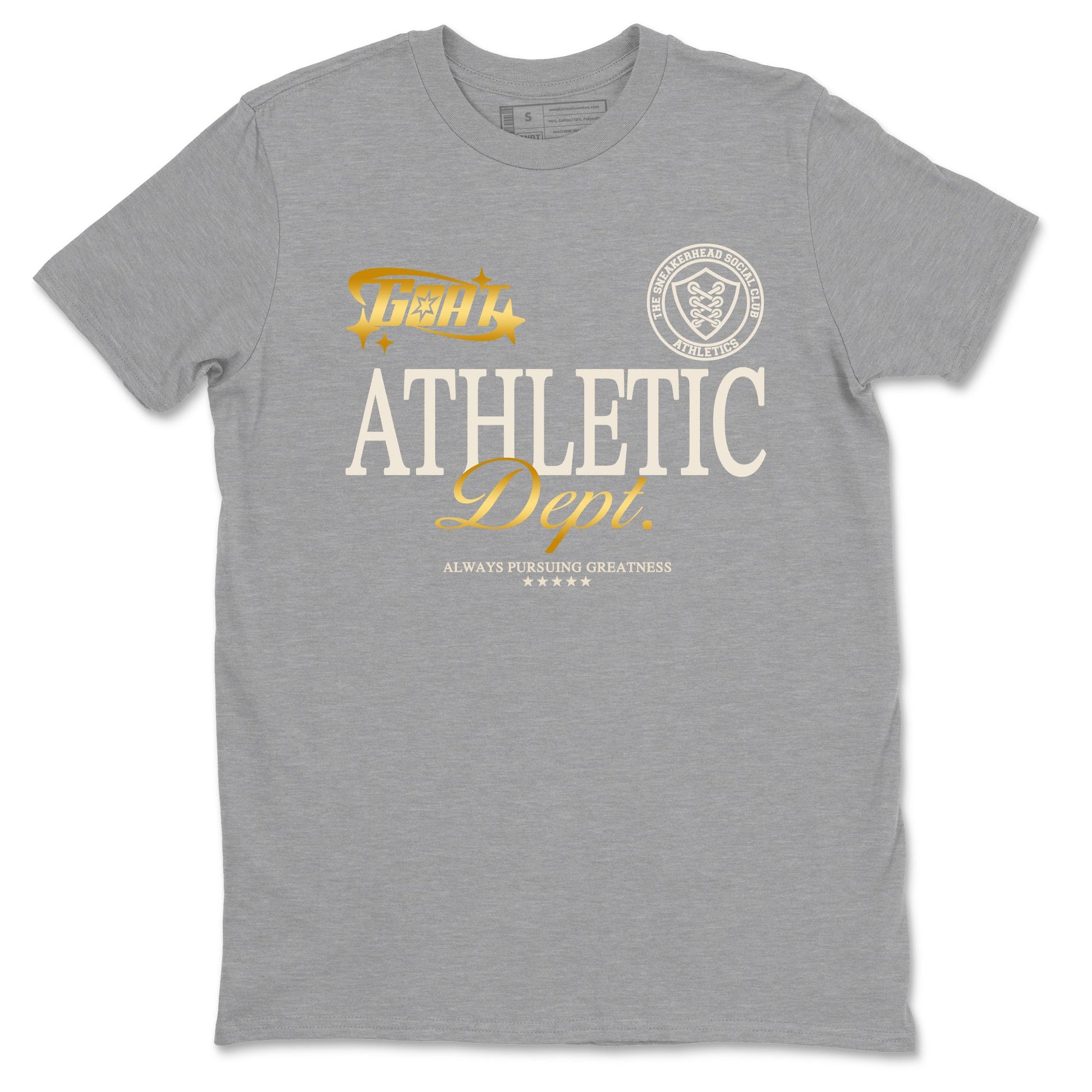 12s Phantom shirts to match jordans Goat Athletic Dept sneaker match tees Air Jordan 12 WMNS Phantom match shoes to clothes SNRT Sneaker Tees unisex cotton Heather Grey 2 shirts