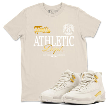 12s Phantom shirts to match jordans Goat Athletic Dept sneaker match tees Air Jordan 12 WMNS Phantom match shoes to clothes SNRT Sneaker Tees unisex cotton Natural 1 shirts