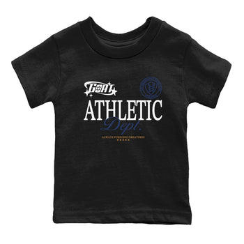13s Midnight Navy shirts to match jordans Goat Athletic Dept sneaker match tees Air Jordan 13 Midnight Navy SNRT Sneaker Release Tees Youth Baby Black 2 crew neck shirts