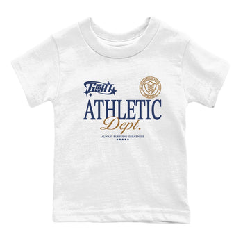 13s Midnight Navy shirts to match jordans Goat Athletic Dept sneaker match tees Air Jordan 13 Midnight Navy SNRT Sneaker Release Tees Youth Baby White 2 crew neck shirts