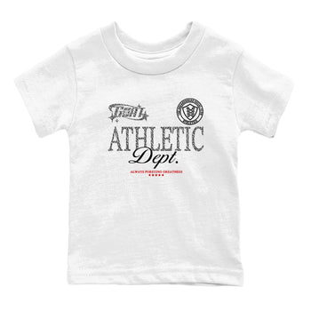 3s Cement Grey shirts to match jordans Goat Athletic Dept sneaker match tees Air Jordan 3 Cement Grey SNRT Sneaker Release Tees Youth Baby White 2 crew neck shirts