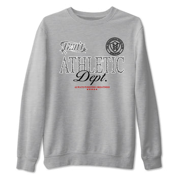 3s Cement Grey shirts to match jordans Goat Athletic Dept sneaker match tees Air Jordan 3 Cement Grey SNRT Sneaker Release Tees unisex cotton Heather Grey 2 crew neck shirts