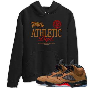 5s Archaeo Brown shirts to match jordans Goat Athletic Dept sneaker match tees Air Jordan 5 Archaeo Brown SNRT Sneaker Release Tees unisex cotton Black 1 crew neck shirts