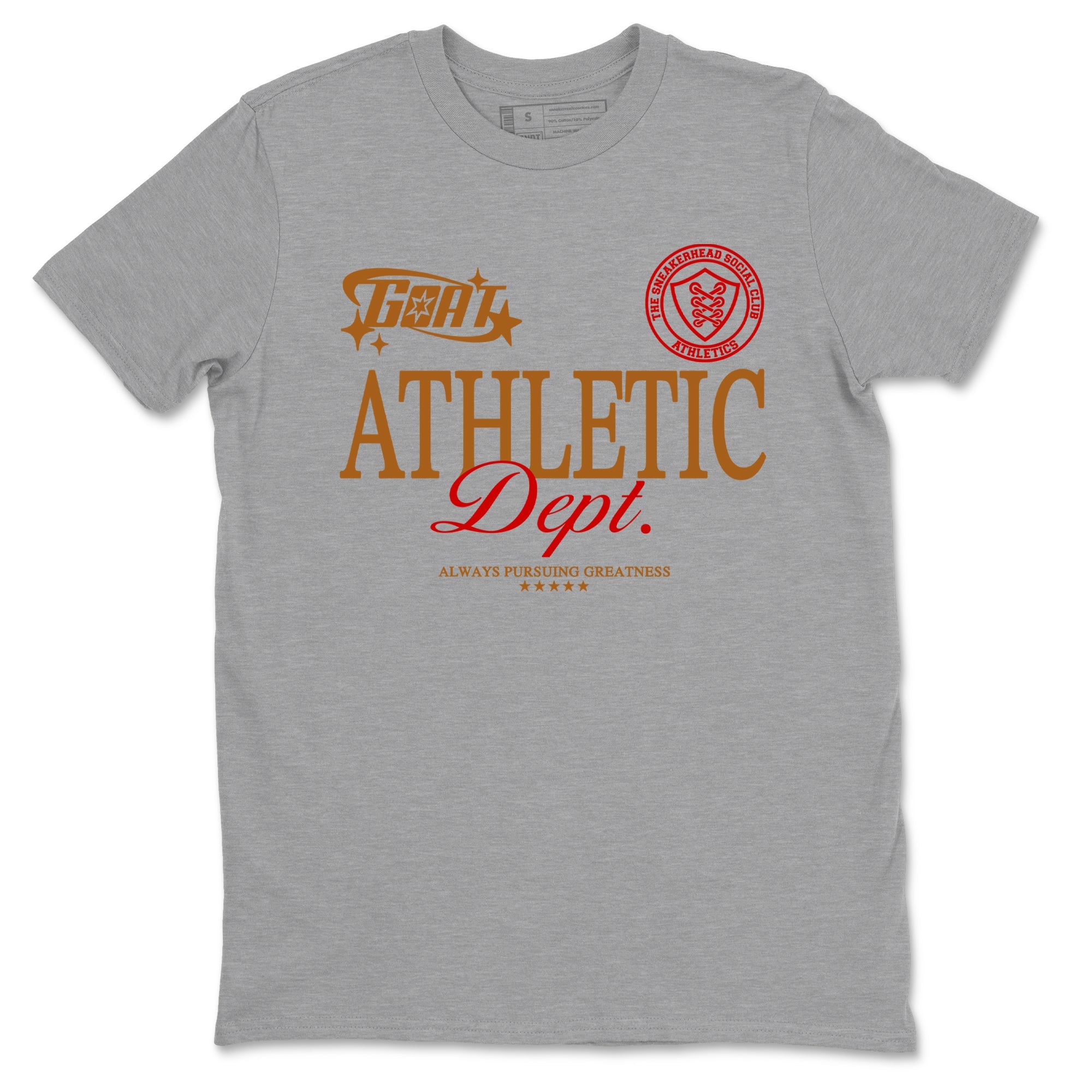 5s Archaeo Brown shirts to match jordans Goat Athletic Dept sneaker match tees Air Jordan 5 Archaeo Brown SNRT Sneaker Release Tees unisex cotton Heather Grey 2 crew neck shirts