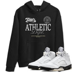 5s White Black shirts to match jordans Goat Athletic Dept sneaker match tees Air Jordan 5 White Black SNRT Sneaker Release Tees unisex cotton Black 1 crew neck shirts