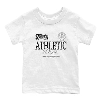 5s White Black shirts to match jordans Goat Athletic Dept sneaker match tees Air Jordan 5 White Black SNRT Sneaker Release Tees Youth Baby White 2 crew neck shirts