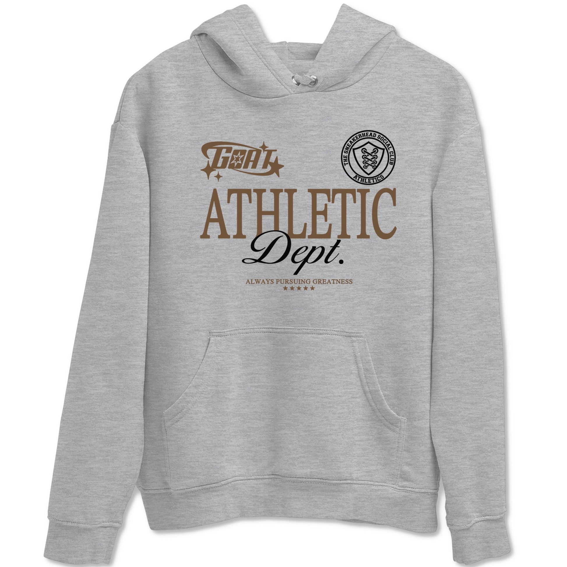 Jordan Jumpman Jack Travis Scott Dark Mocha shirts to match jordans Goat Athletic Dept sneaker match tees Jordan Jumpman Jack Travis Scott Dark Mocha SNRT Sneaker Release Tees unisex cotton Heather Grey 2 crew neck shirts