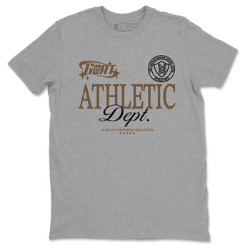 Jordan Jumpman Jack Travis Scott Dark Mocha shirts to match jordans Goat Athletic Dept sneaker match tees Jordan Jumpman Jack Travis Scott Dark Mocha SNRT Sneaker Release Tees unisex cotton Heather Grey 2 crew neck shirts