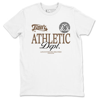 Jordan Jumpman Jack Travis Scott Dark Mocha shirts to match jordans Goat Athletic Dept sneaker match tees Jordan Jumpman Jack Travis Scott Dark Mocha SNRT Sneaker Release Tees unisex cotton White 2 crew neck shirts