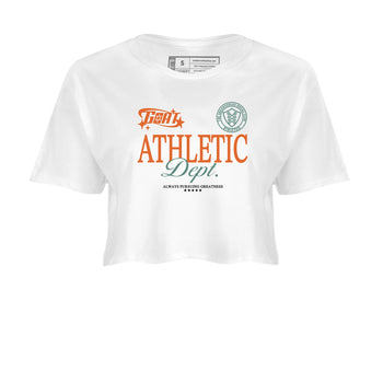 Dunk Low Ceramic shirts to match jordans Goat Athletic Dept sneaker match tees Dunk Ceramic match shoes to clothes SNRT Sneaker Tees unisex cotton White 2 crop tee