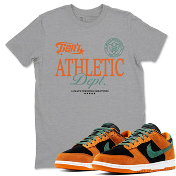 Dunk Low Ceramic shirts to match jordans Goat Athletic Dept sneaker match tees Dunk Ceramic match shoes to clothes SNRT Sneaker Tees unisex cotton Heather Grey 1 shirts
